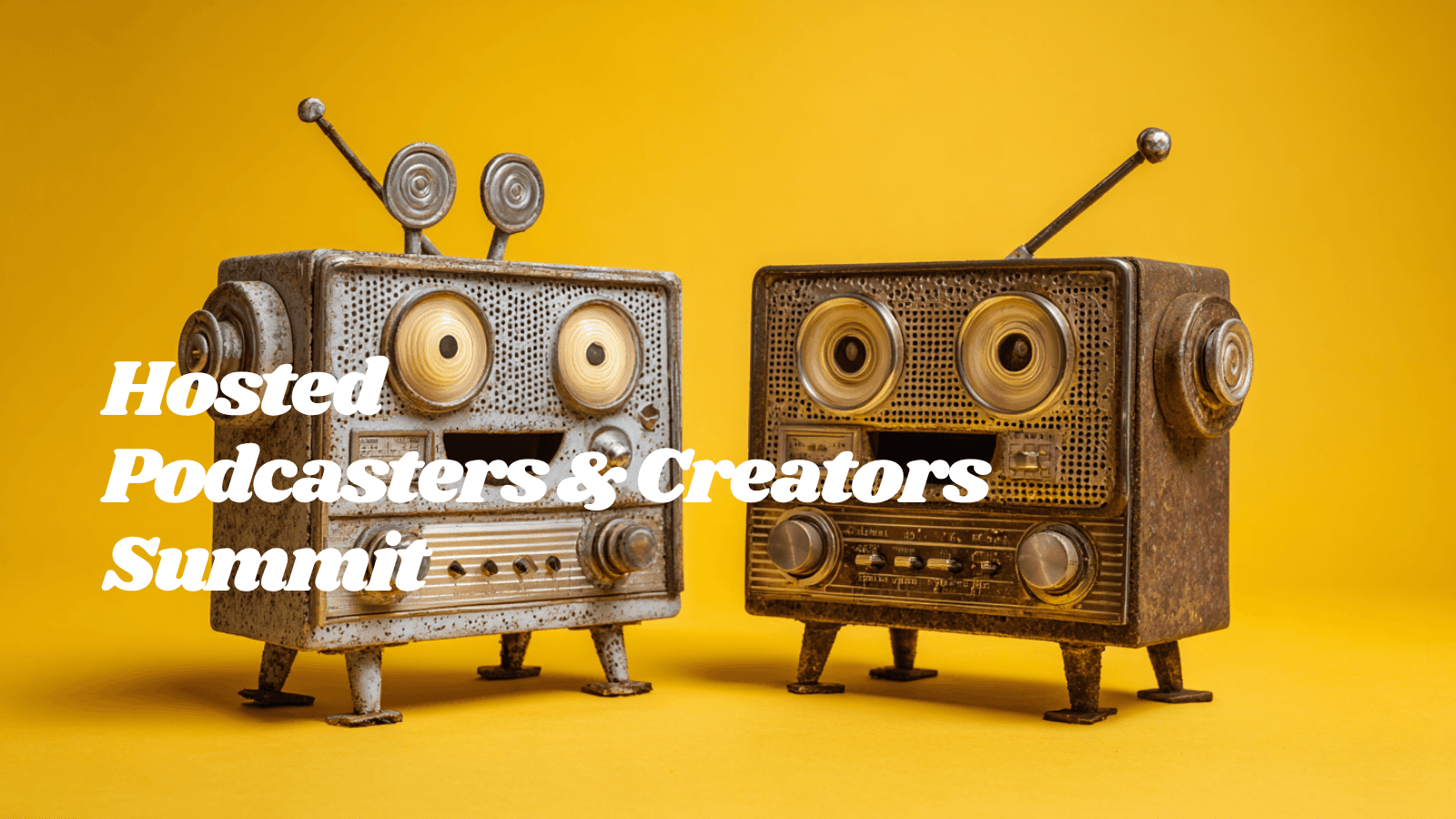 Hosted Podcasters & Creators Summit LA hero image