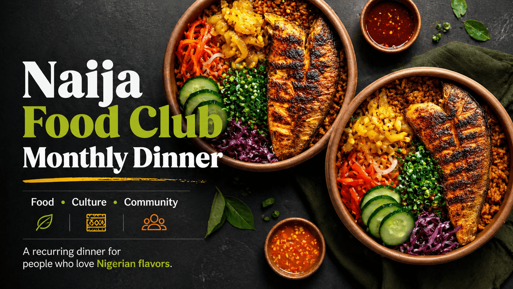 Naija Food Club Monthly Dinner Chicago cover image